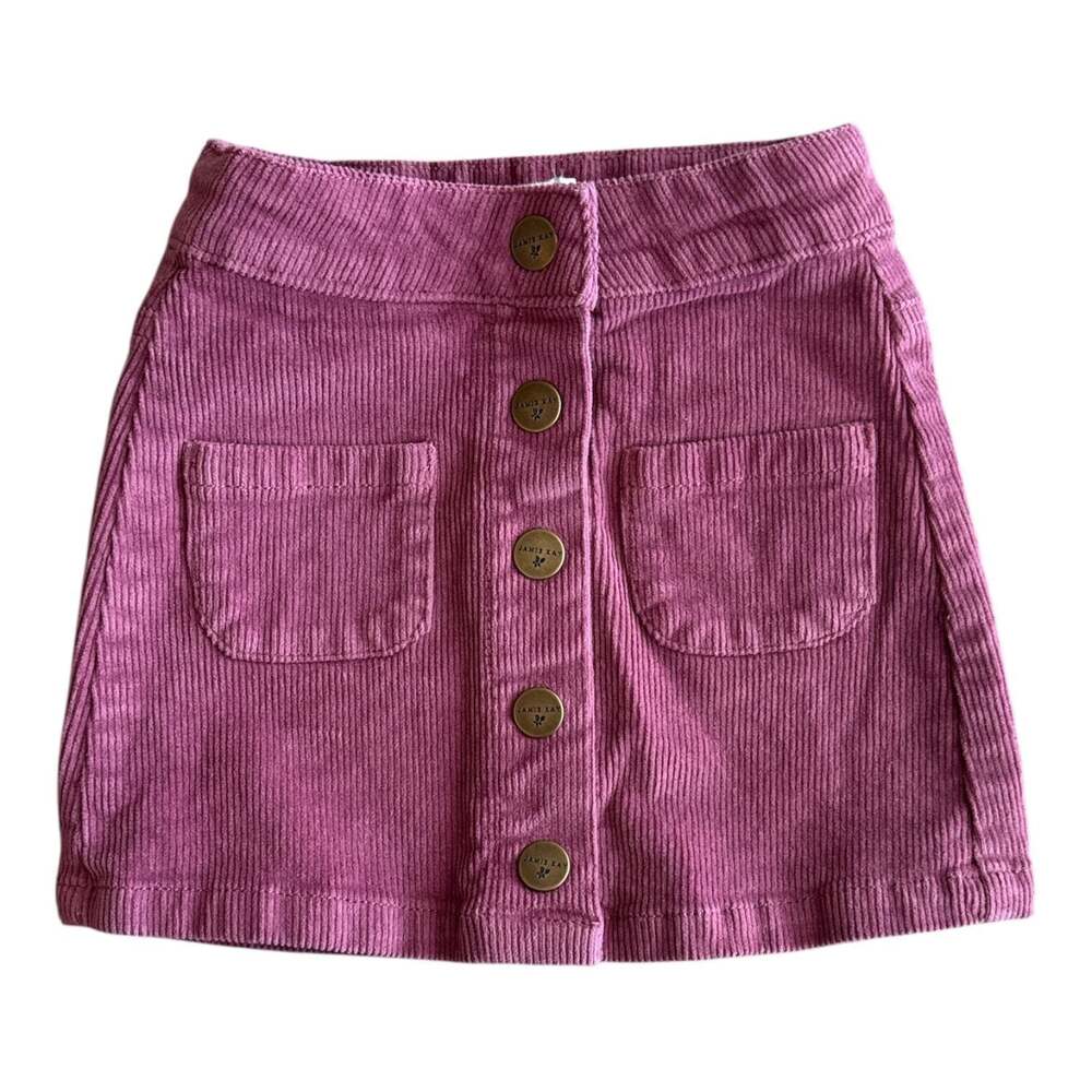 Jamie Kay Alexis Corduroy Skirt in Dahlia